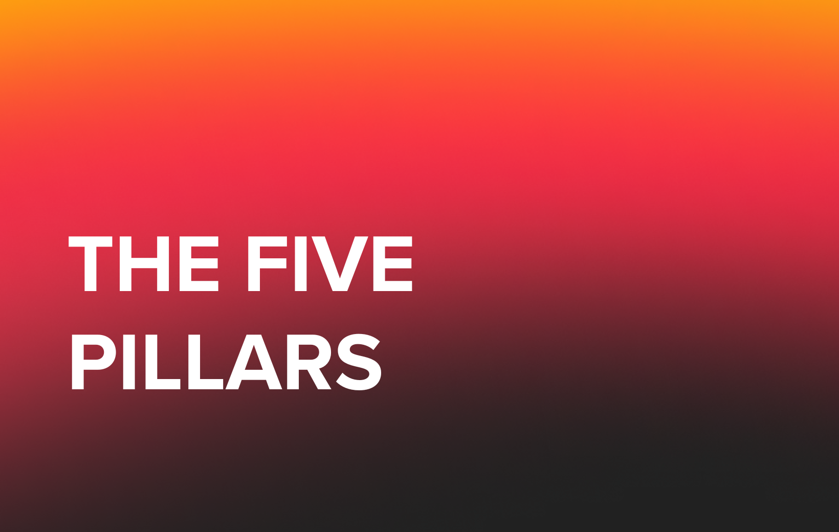 The Five Pillars